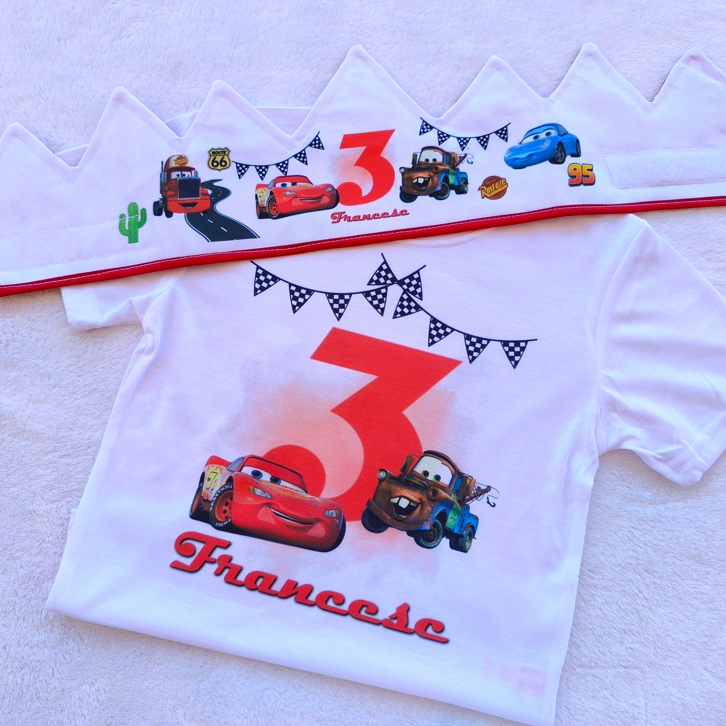 CONJUNTO cumpleaños cars